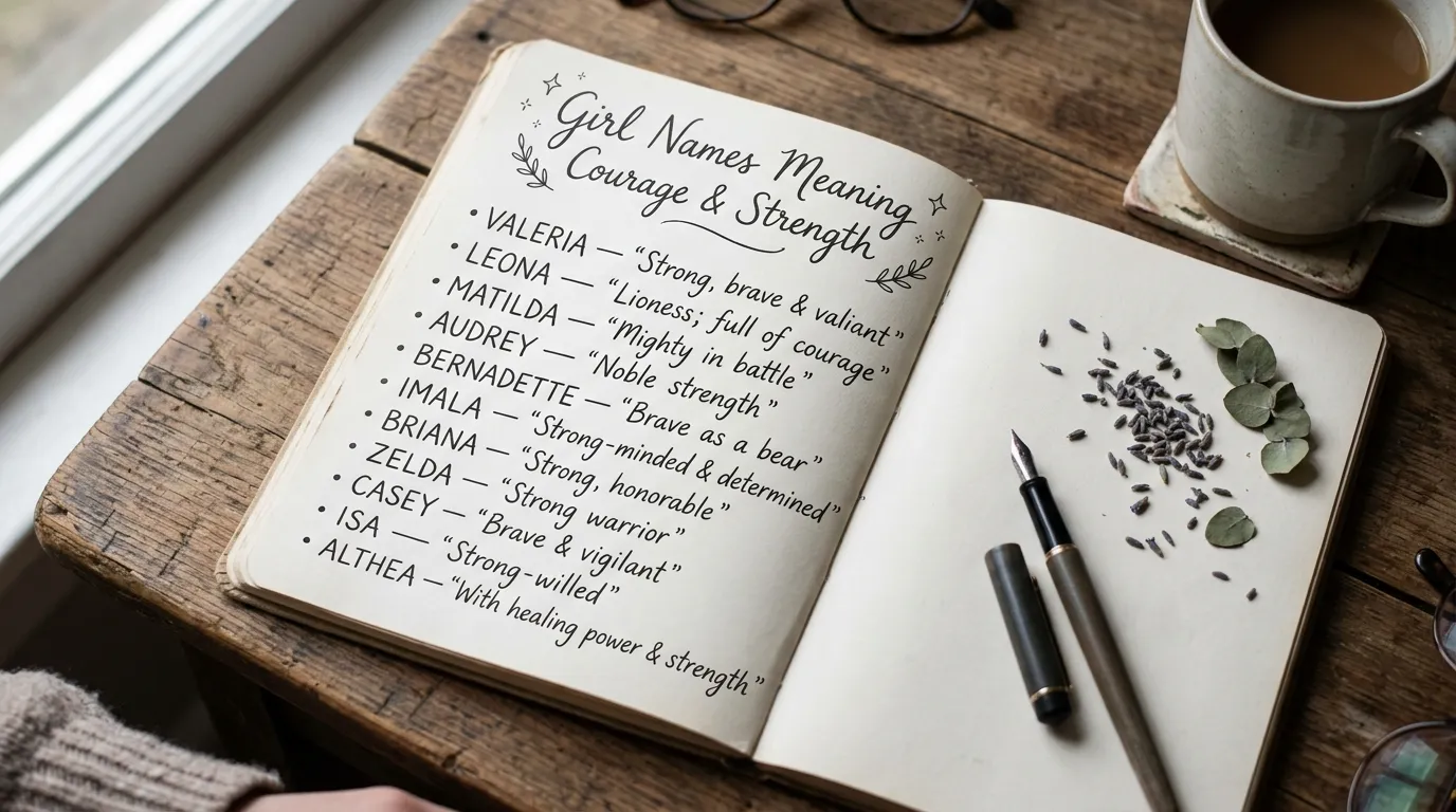 Unique Girl Names That Mean Courage