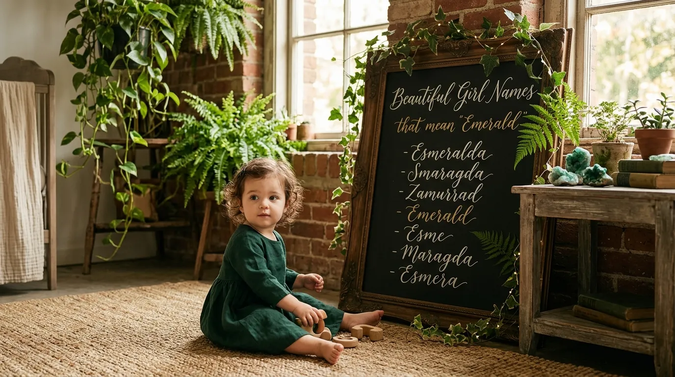 Unique Girl Names That Mean Emerald