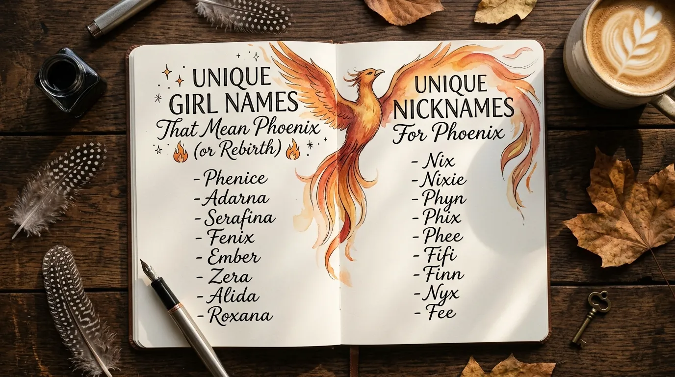 Unique Girl Names That Mean Phoenix