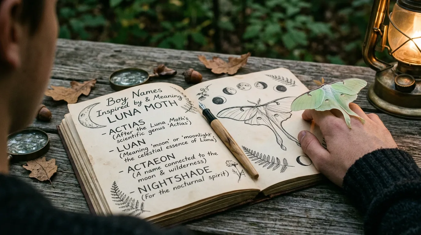 Unisex Names Inspired by Luna Moths